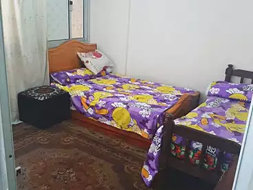 Furnished Apartment For rent in El Mandara Bahri, El Mandara, 80 sqm