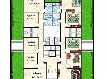 Properties For sale in Taha Hussein St., South Academy (B), 320 sqm