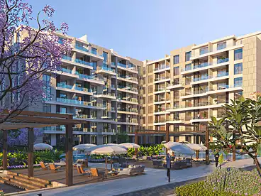 Apartments For sale in El Patio Riva Compound - La Vista, Compounds in 6th Settlement, 112 sqm
