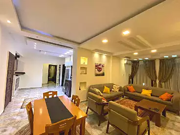 Furnished Apartment For rent in Mohammed Nagib Axis St., Southern Investors, 170 sqm