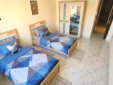 Furnished Apartment For rent in El Kilo 21, Al Agamy, 120 sqm