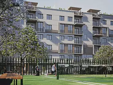 Apartments For sale in Seven Residence Compound - Harby Group, Compounds in Hadayek October, 93 sqm