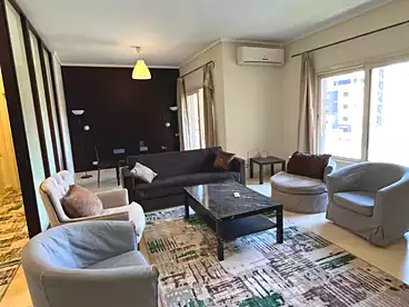 Apartment with Garden For rent in The Village Compound - Palm Hills, Compounds in New Cairo, 150 sqm