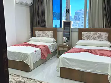 شقق مفروشة للإيجار في شارع جيهان السادات، مدينة المنصورة، 75 متر