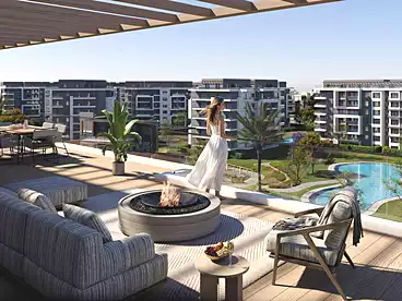 Apartments For sale in Shababeek Compound - Marquee, Compounds in New Cairo, 150 sqm