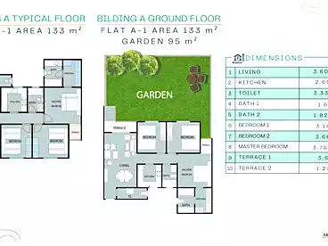 For sale in Address Home 2 Compound - Arkan, Compounds in Hadayek October, 133 sqm