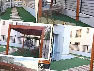 Duplex with Garden For rent in Greens - Hyde Park Compound, Hyde Park Compound, 250 sqm