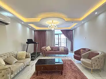 Furnished Apartment For rent in One Kattameya Compound - Morshedy Group, Compounds in Maadi, 190 sqm