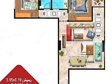 Apartments For sale in Abd El Rahman Pasha St., Helwan El Sharkeya, 110 sqm