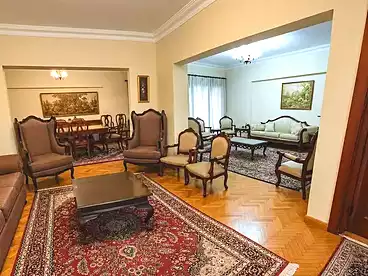 Furnished Apartment For rent in El Mesaha Square, Dokki, 200 sqm