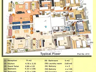 Properties For sale in Zayed Heights Compound, Compounds in Sheikh Zayed, 250 sqm