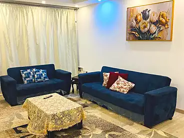 Furnished Apartment For rent in Ashgar Darna Compound - M Squared, Compounds in Maadi, 120 sqm