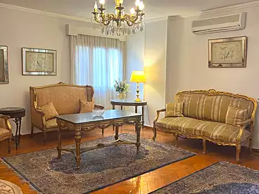 Furnished Apartment For rent in Mohamed Maraashly St, El Zamalek, 170 sqm