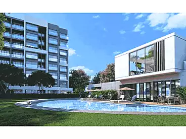 Apartments For sale in Blue Tree Compound - Sky Abu Dhabi, Compounds in New Cairo, 125 sqm
