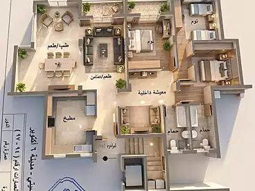 شقق للبيع في كمبوند أشجار سيتي - اي جي اي، كمبوندات في حدائق أكتوبر، 177 متر