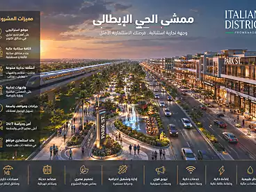 تجاري للبيع في الحي الايطالي - موسي كوست، كمبوندات في حدائق أكتوبر، 28 متر