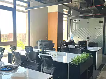Administrative For rent in District 6 Compound - Marakez, Compounds in 6th Settlement, 124 sqm