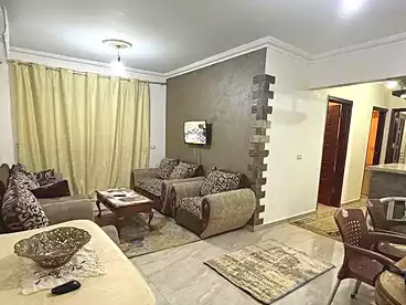 Furnished Apartment For rent in Degla Palms Compound - Memaar Al Morshedy, Compounds in Hadayek October, 80 sqm