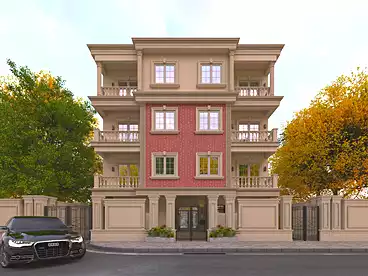 Apartment with Garden For sale in South Suez Road - El Hay El Takmely, Bait El Watan, 136 sqm