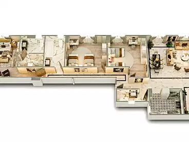 in First Neighborhood, Bait El Watan, 213 sqm