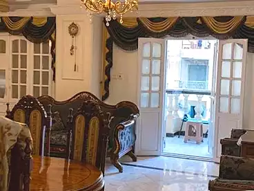 Furnished Apartment For rent in Khaled Ibn El Walid St., Sidi Beshr Bahri, 150 sqm