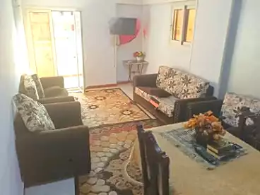 Furnished Apartment For rent in Mohammed Naguib St., Sidi Beshr Bahri, 125 sqm