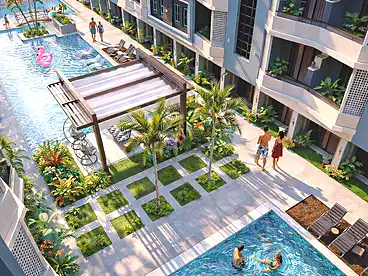 Apartments For sale in Hurghada Resorts, Red Sea, 63 sqm
