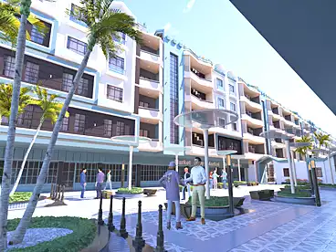 Apartments For sale in Grand Rock Resort - Al Hares, Hurghada Resorts, 45 sqm