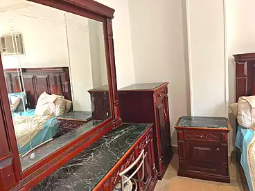 Furnished Apartment For rent in Third Neighborhood, El Sheikh Zayed, 100 sqm