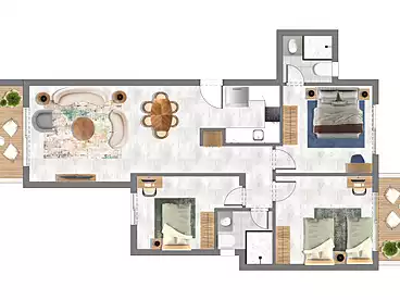 For sale in One 7 Resort - Kronberg, Hurghada City, 148 sqm
