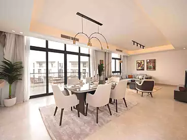 Apartments For rent in Aura - Cairo Festival City Compound, Cairo Festival City Compound - Al Futtaim, 90 sqm
