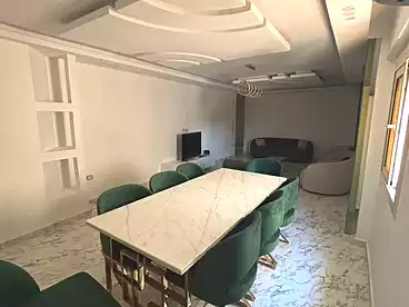 Furnished Apartment For rent in Sixteenth Neighborhood, El Sheikh Zayed, 200 sqm