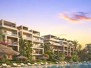 Apartment with Garden For sale in One 7 Resort - Kronberg, Hurghada City, 85 sqm