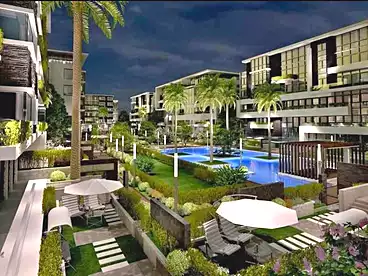 Apartments For sale in The View Compound - The Waterway, Compounds in New Cairo, 201 sqm
