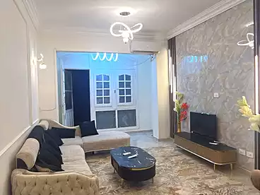 Apartment with Garden For rent in Rawdet Zayed Compound - Al Moez Group, Compounds in Sheikh Zayed, 80 sqm
