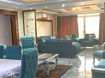 Furnished Apartment For rent in El Bahr El Azam, Giza, 235 sqm