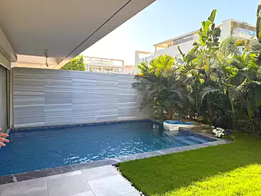 Apartment with Garden For sale in Lake View Residence - El Hazek, Compounds in New Cairo, 191 sqm