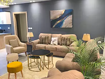 Furnished Apartment For rent in Lake View Residence - El Hazek, Compounds in New Cairo, 144 sqm